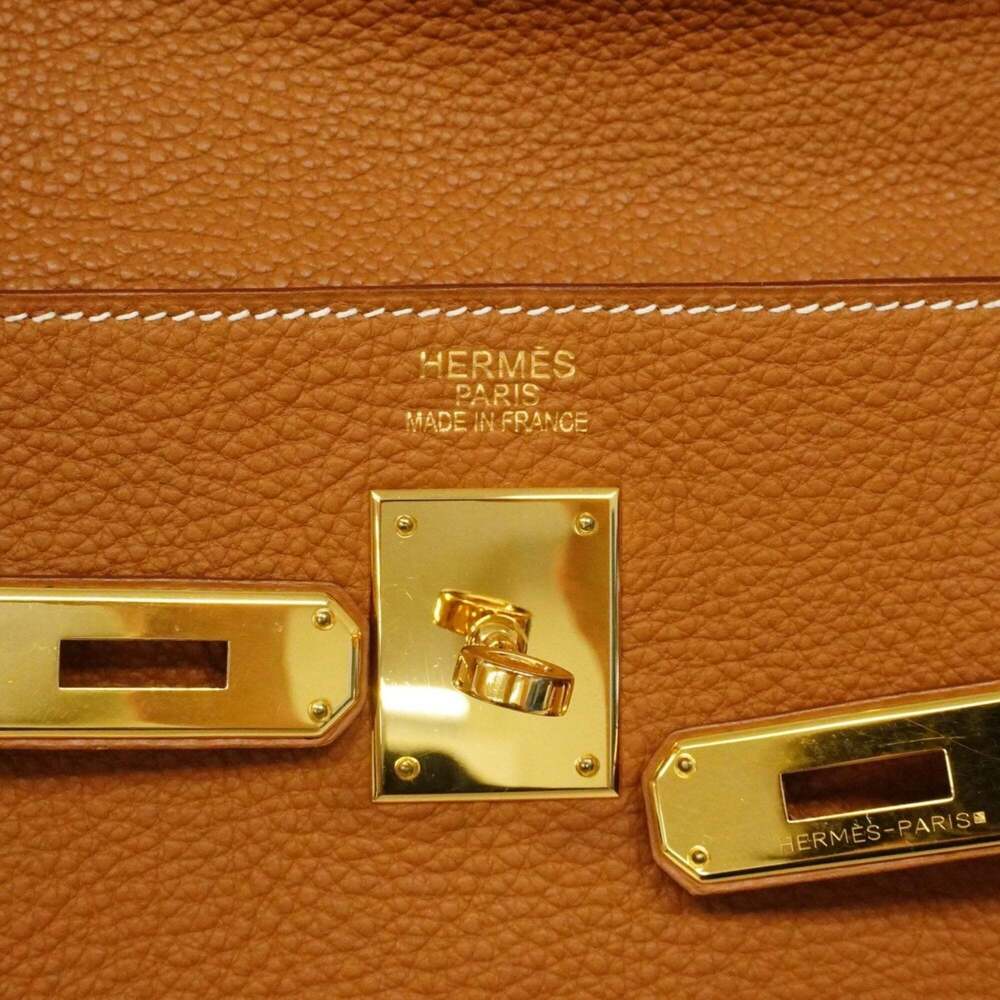 Hermes Kelly 35 Togo Gold Handbag (□L stamp) 2-way bag for women - Picture 5 of 15